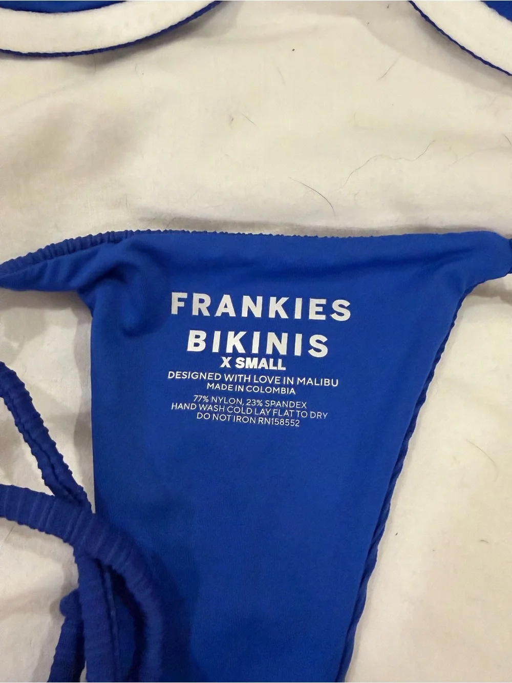 Frankie’s bikini Maggie Plissé Underwire Bikini Top and bottoms A